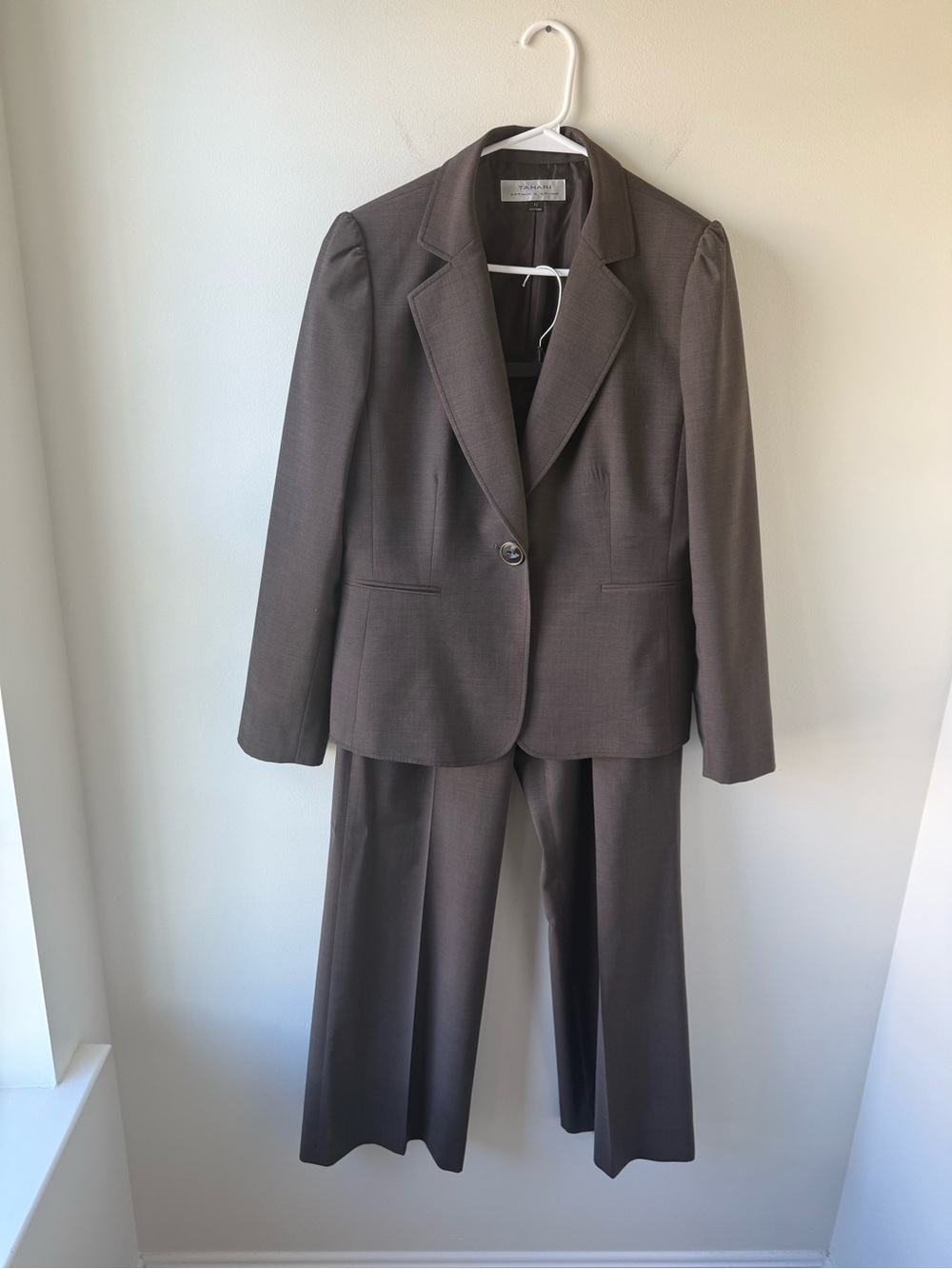 Tahari Brown Women's Pantsuit - Blazer & Trousers